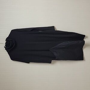Gershon Bram xsmall long sleeve turtleneck dress. Midi,  black